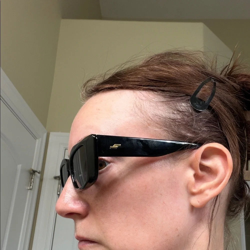 SOJOS Black Rectangle Women's Sunglasses